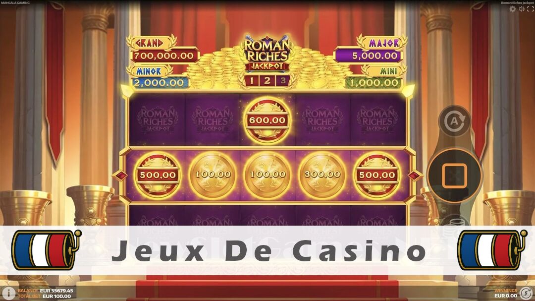 Démo de la machine à sous Roman Riches Jackpot Slot