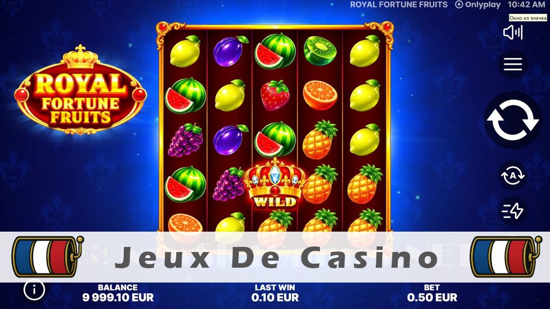 Démo de la machine à sous Royal Fortune Fruits Slot