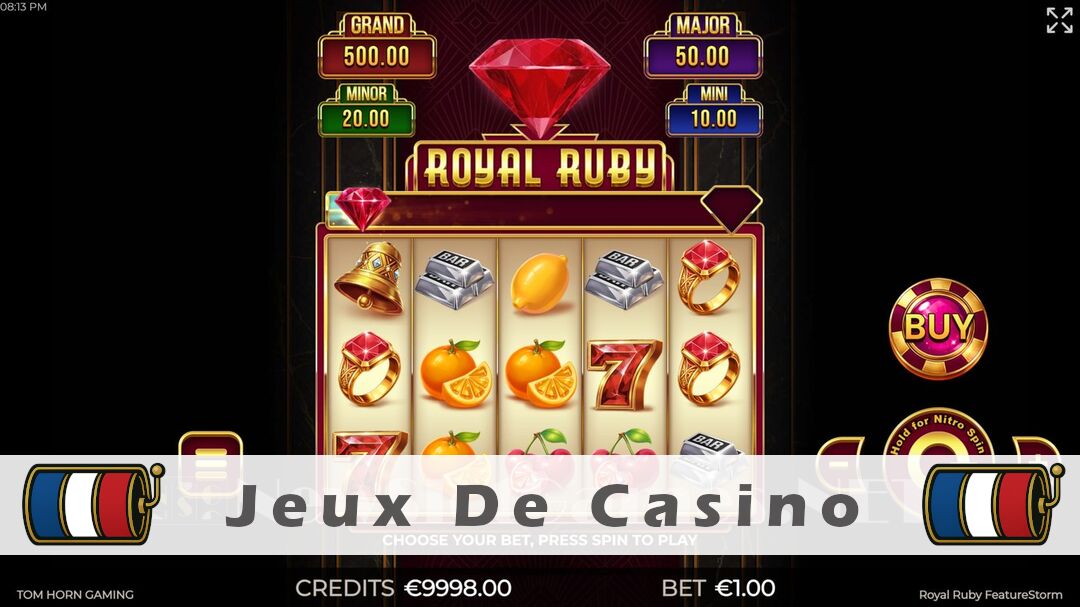 Démo de la machine à sous Royal Ruby FeatureStorm Slot