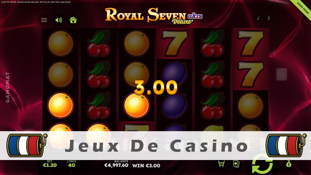 Démo de la machine à sous Royal Seven Ultra Deluxe Slot