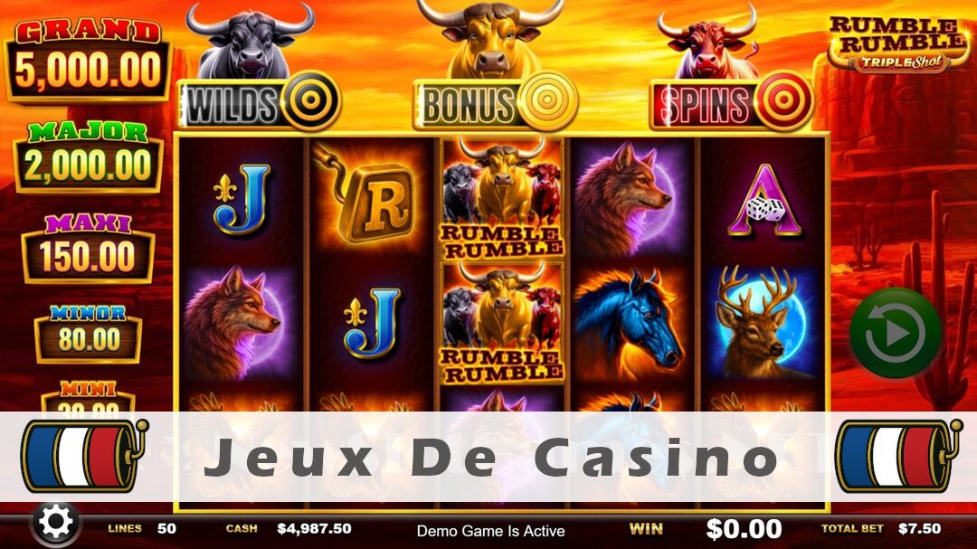 Démo de la machine à sous Rumble Rumble Triple Shot Slot