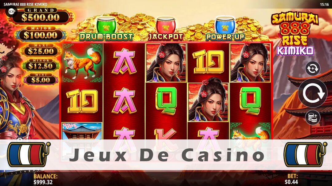 Démo de la machine à sous Samurai 888 Rise Kimiko Slot