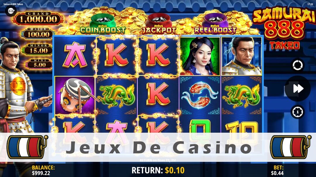 Démo de la machine à sous Samurai 888 Takeo Slot