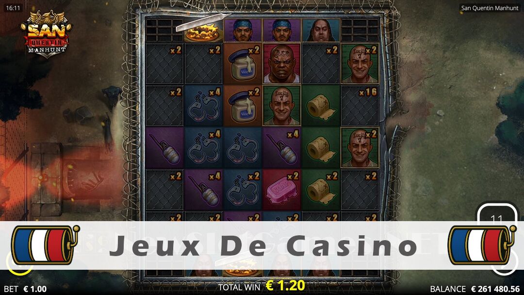 Démo de la machine à sous San Quentin Manhunt Slot