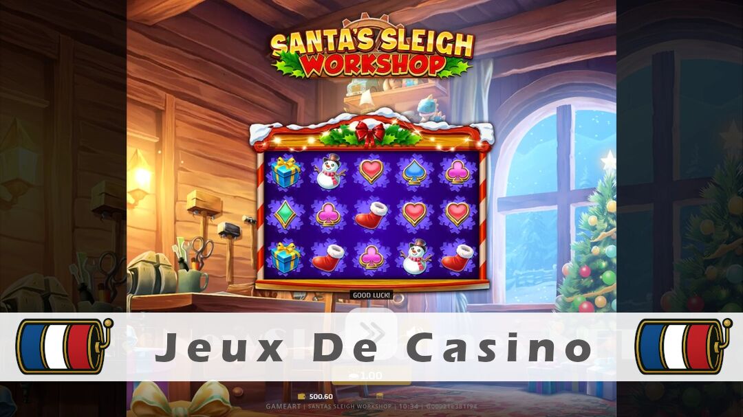 Démo de la machine à sous Santas Sleigh Workshop Slot
