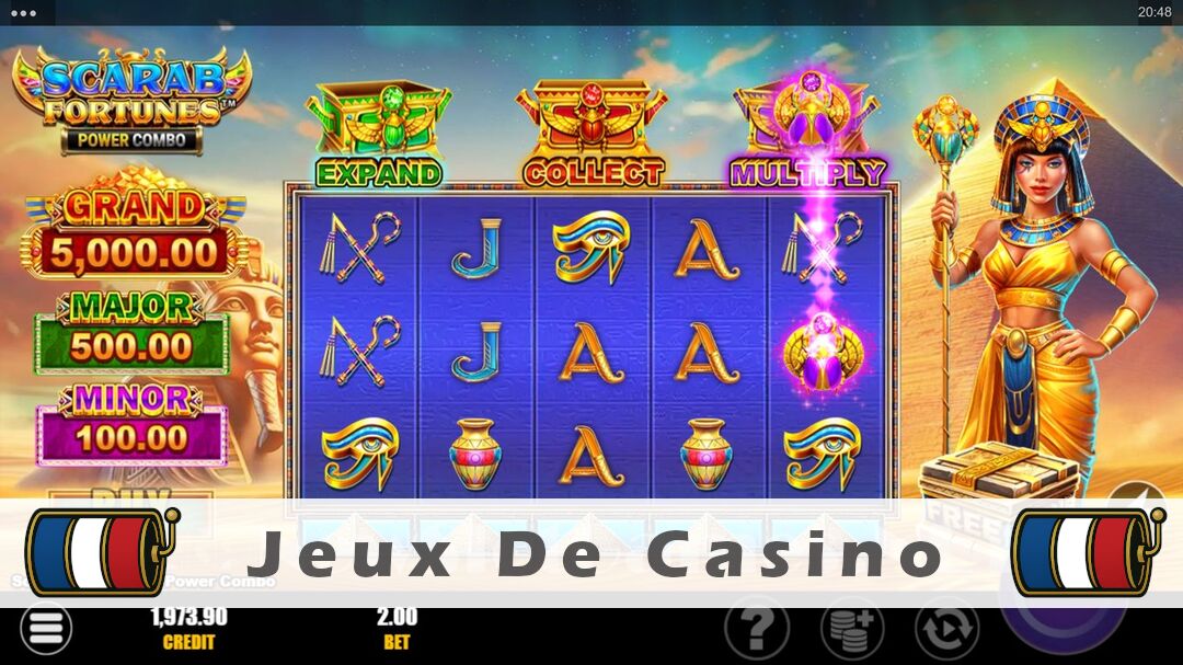Démo de la machine à sous Scarab Fortunes Power Combo Slot