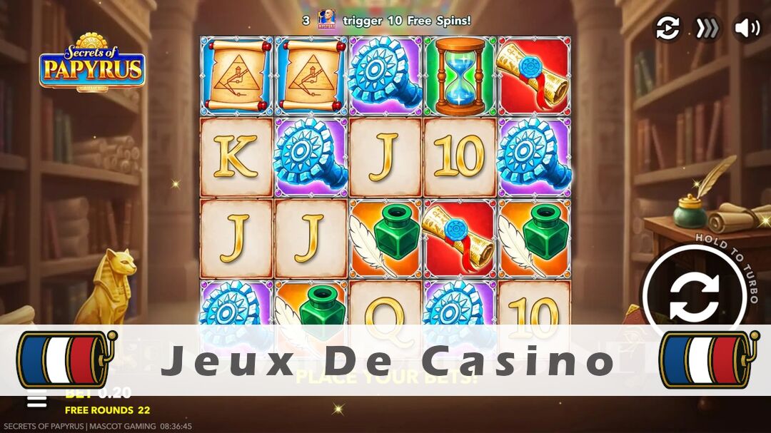 Démo de la machine à sous Secrets of Papyrus Slot