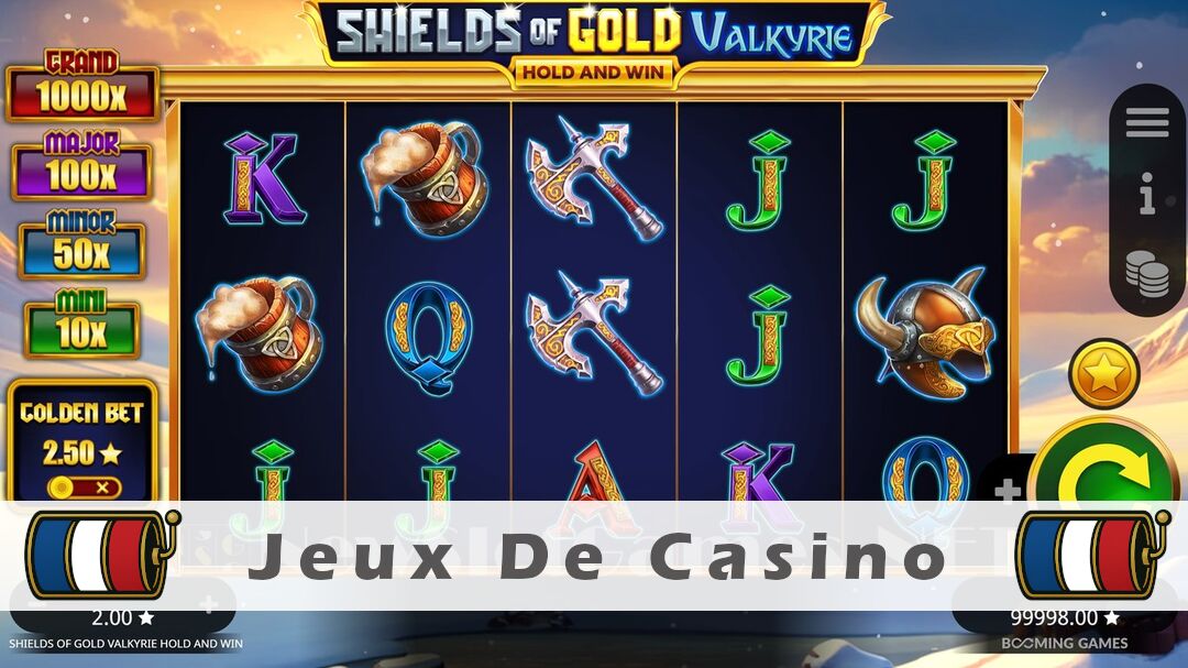 Démo de la machine à sous Shields of Gold Valkyrie Hold and Win Slot