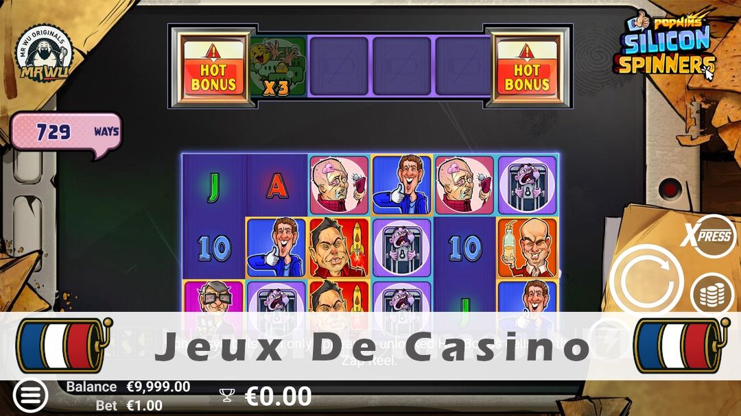 Démo de la machine à sous Silicon Spinners Slot