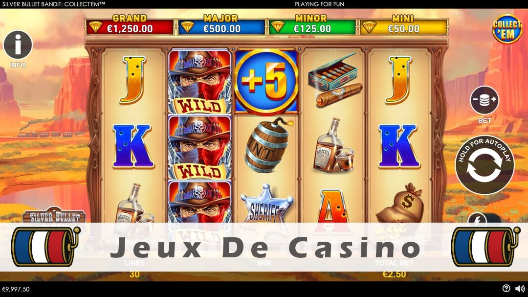 Démo de la machine à sous Silver Bullet Bandit Collect Em Slot