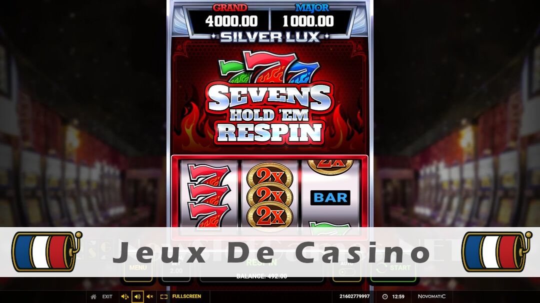 Démo de la machine à sous Silver Lux Sevens Holdem Respin Slot