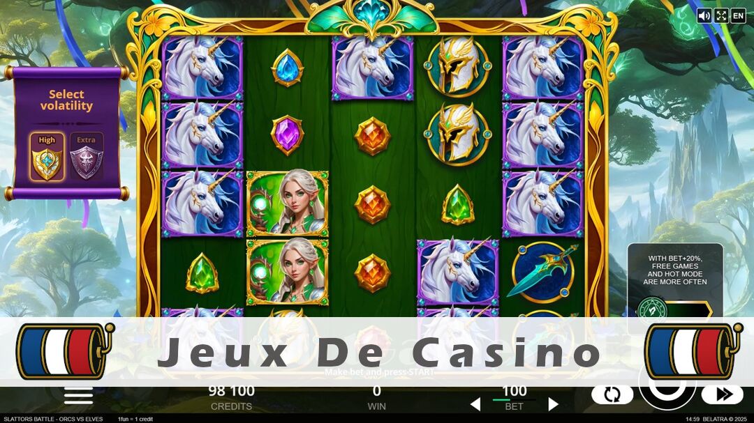 Démo de la machine à sous Slattors Battle - Orcs vs Elves Slot