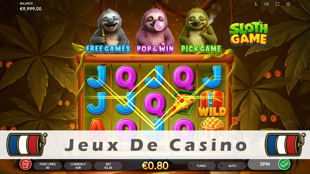 Démo de la machine à sous Sloth Game Slot