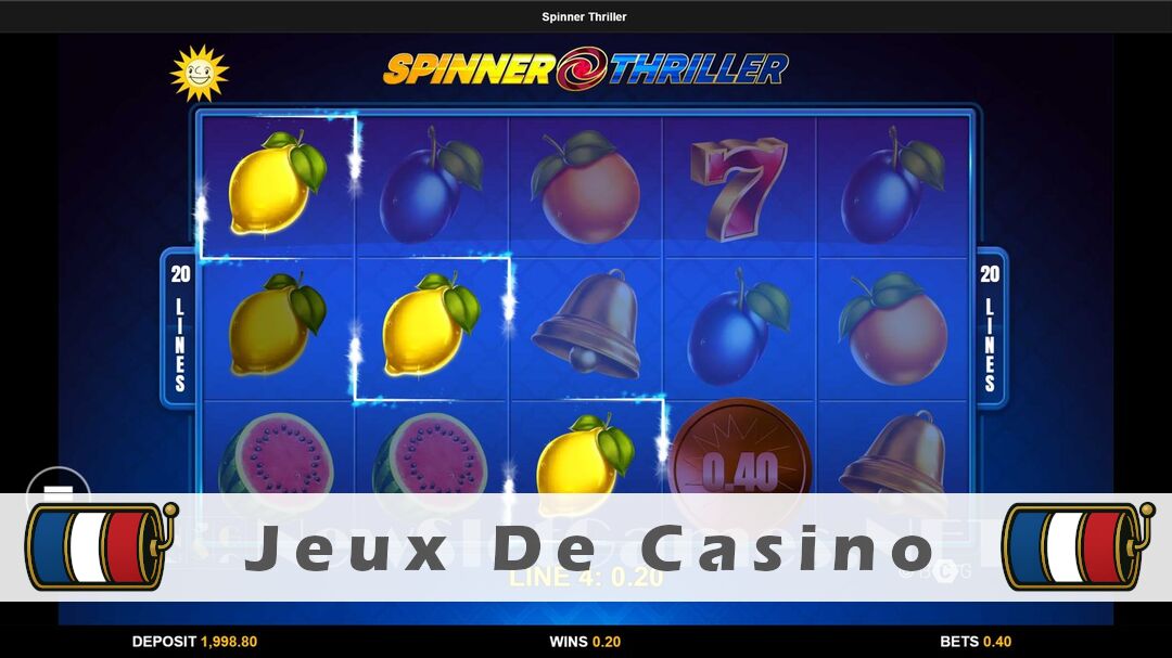 Démo de la machine à sous Spinner Thriller Slot