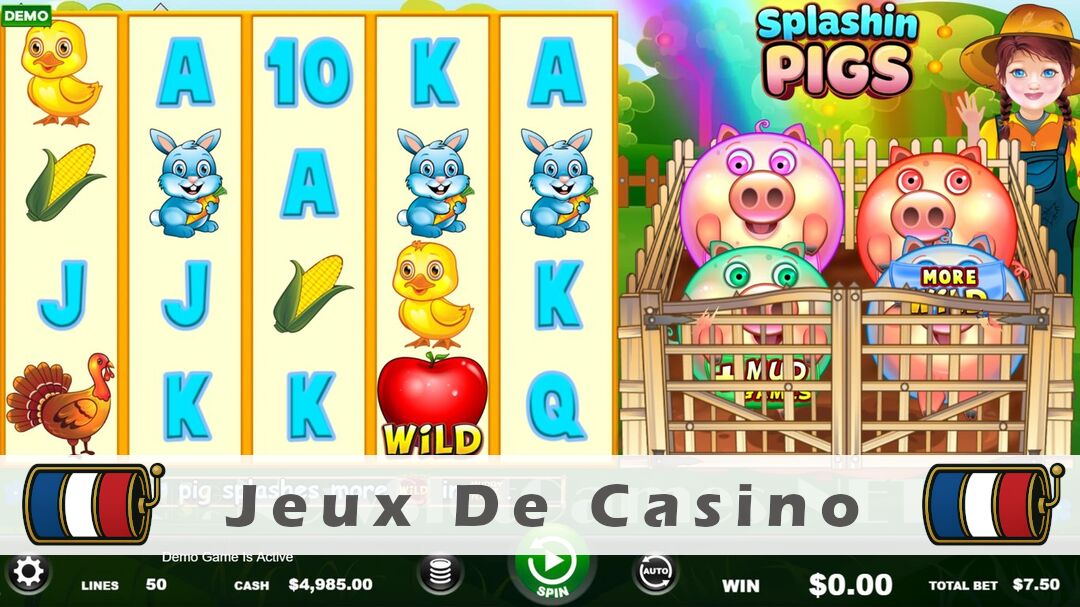 Démo de la machine à sous Splashin Pigs Slot