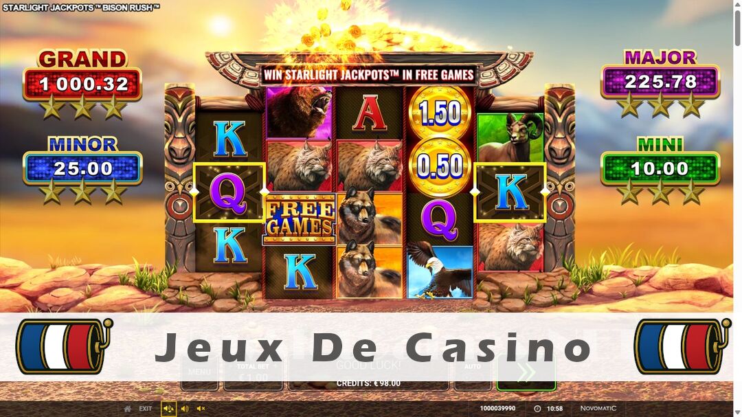 Démo de la machine à sous Starlight Jackpots Bison Rush Slot