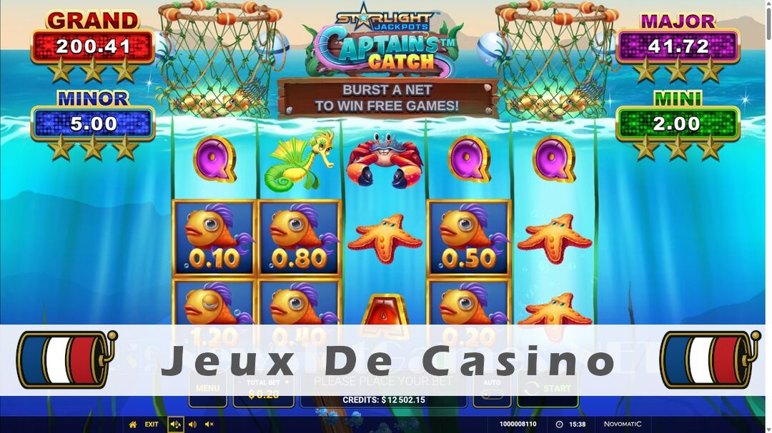 Démo de la machine à sous Starlight Jackpots Captains Catch Slot