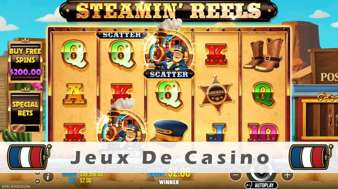 Démo de la machine à sous Steamin Reels Slot