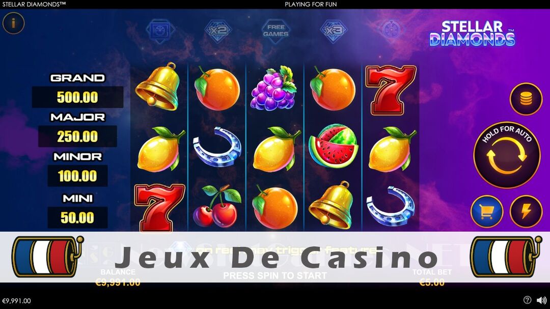 Démo de la machine à sous Stellar Diamonds Slot
