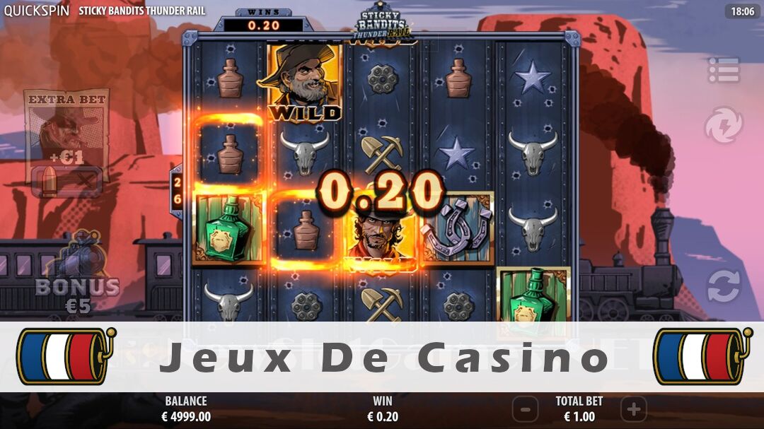 Démo de la machine à sous Sticky Bandits Thunder Rail Slot