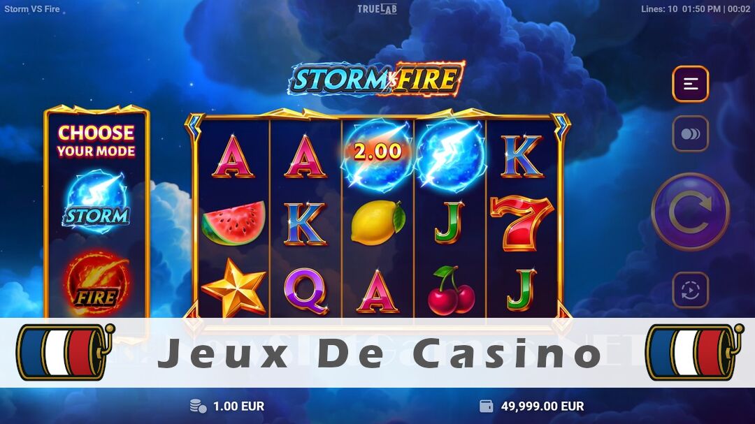 Démo de la machine à sous Storm vs Fire Slot