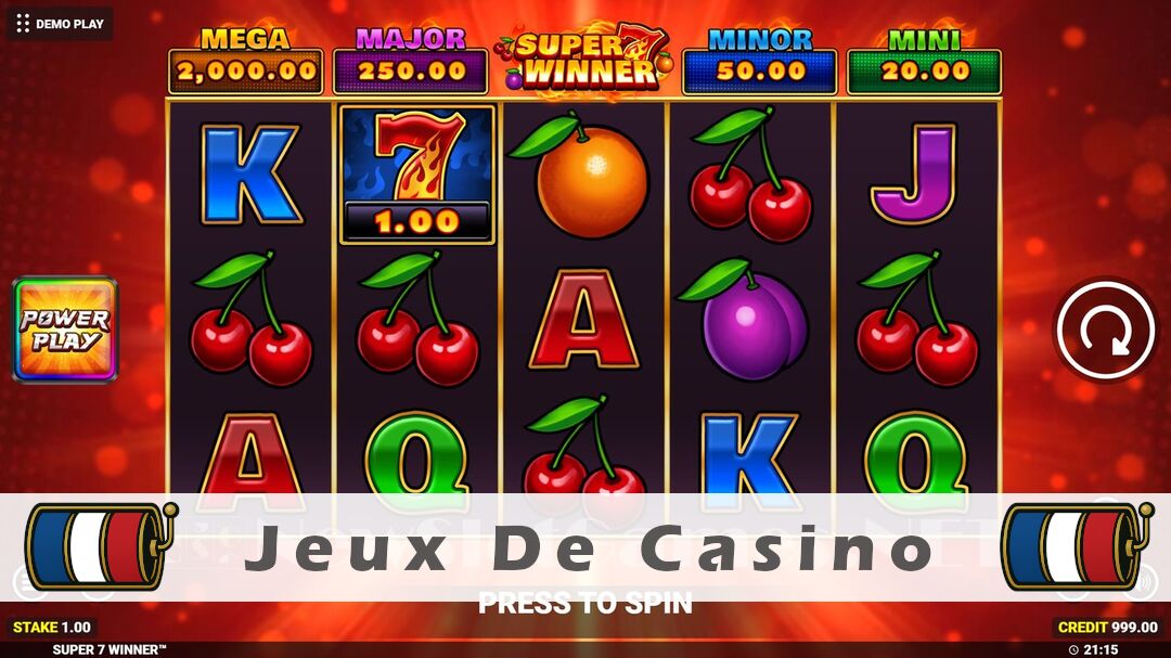 Démo de la machine à sous Super 7 Winner Slot