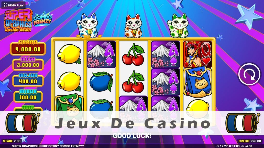 Démo de la machine à sous Super Graphics Upside Down Slot