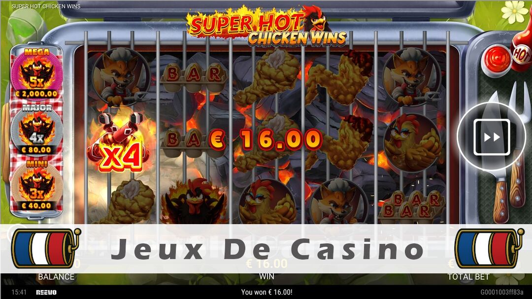 Démo de la machine à sous Super Hot Chicken Wins Slot