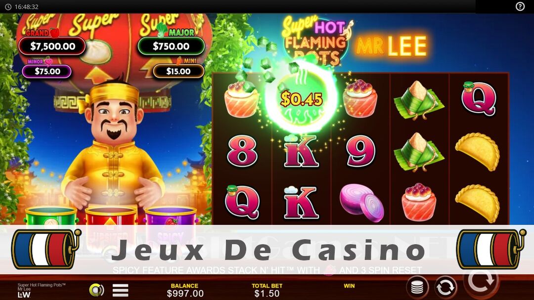 Démo de la machine à sous Super Hot Flaming Pots Mr Lee Slot