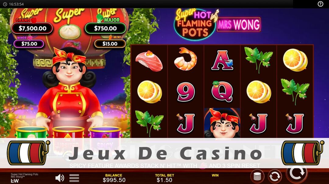 Démo de la machine à sous Super Hot Flaming Pots Mrs Wong Slot