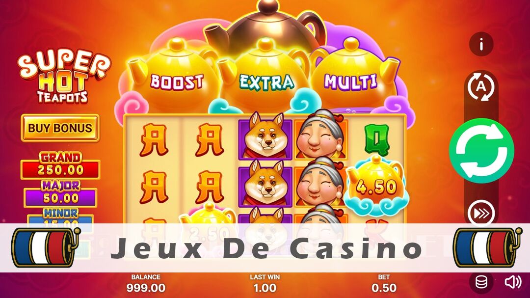 Démo de la machine à sous Super Hot Teapots Hold and Win Slot
