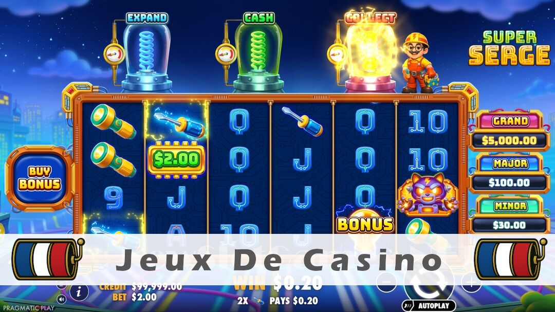 Démo de la machine à sous Super Serge Slot