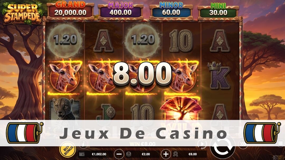 Démo de la machine à sous Super Stampede Slot