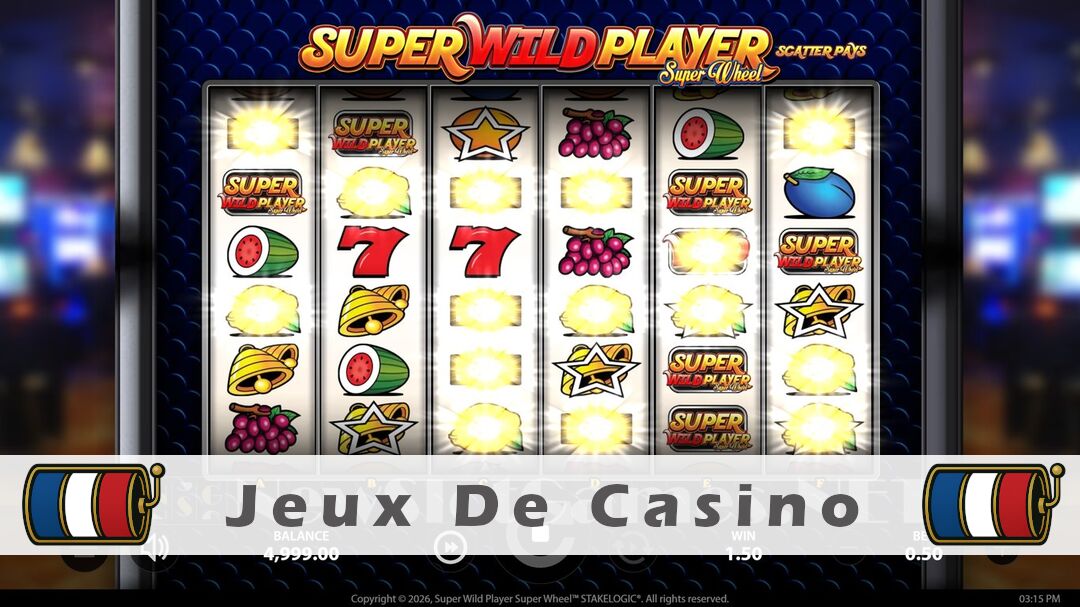 Démo de la machine à sous Super Wild Player Super Wheel Slot