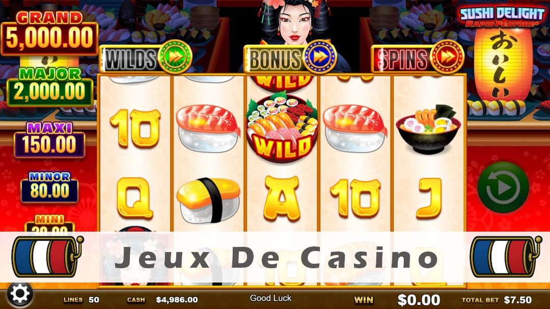 Démo de la machine à sous Sushi Delight Rapid Feature Slot
