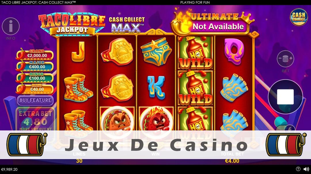 Démo de la machine à sous Taco Libre Jackpot Cash Collect Max Slot