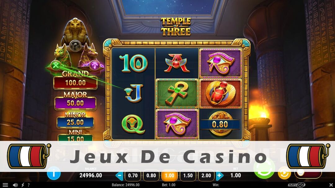 Démo de la machine à sous Temple of Three Slot