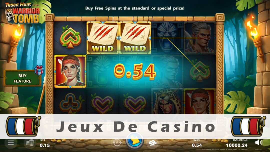 Démo de la machine à sous Tessa Hunt and the Warrior Tomb Slot