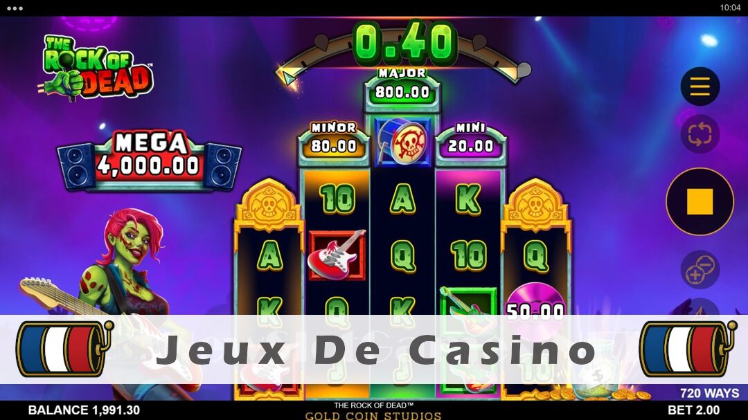 Démo de la machine à sous The Rock of Dead Slot