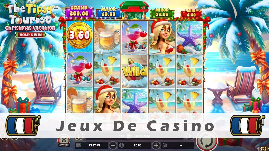 Démo de la machine à sous The Tipsy Tourist Christmas Vacation Slot