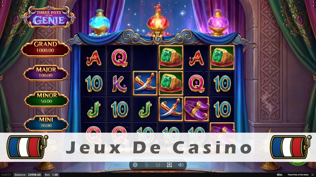 Démo de la machine à sous Three Pots of The Genie Slot