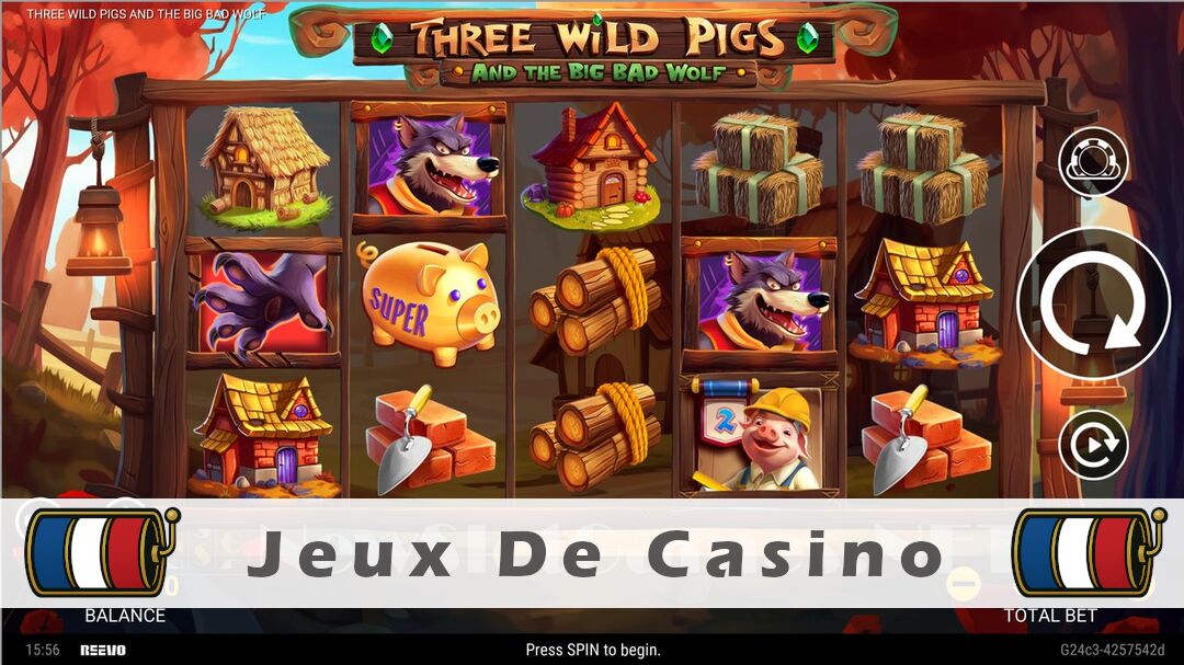 Démo de la machine à sous Three Wild Pigs and the Big Bad Wolf Slot
