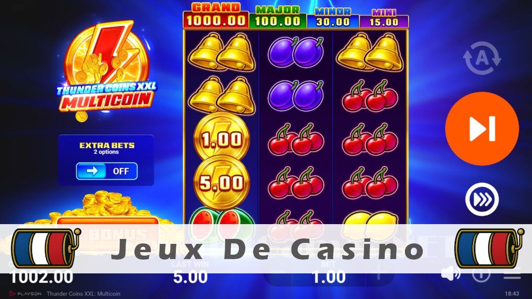 Démo de la machine à sous Thunder Coins XXL Multicoin Slot