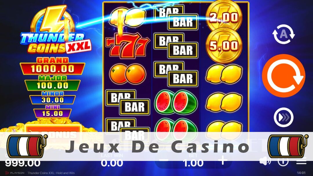 Démo de la machine à sous Thunder Coins XXL Slot