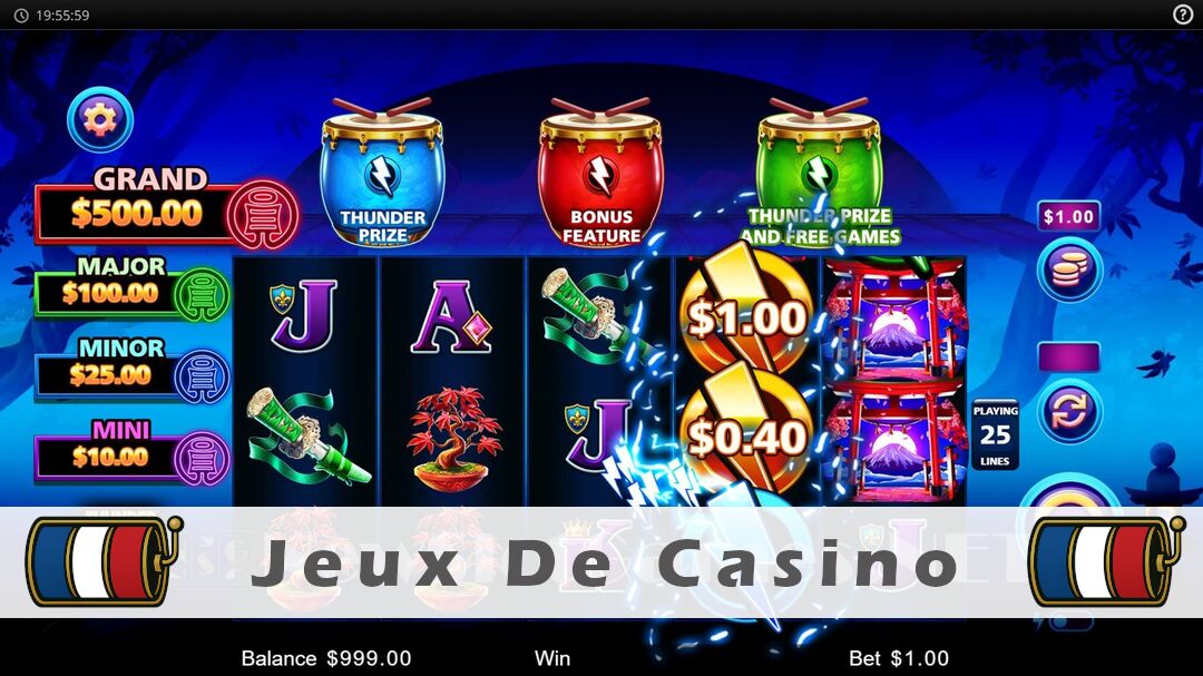 Démo de la machine à sous Thunder Drums Samurai Storm Slot