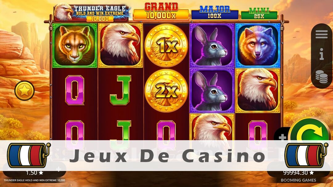 Démo de la machine à sous Thunder Eagle Hold and Win Extreme 10000 Slot
