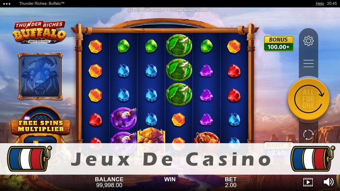 Démo de la machine à sous Thunder Riches Buffalo Slot