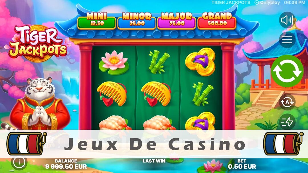 Démo de la machine à sous Tiger Jackpots Slot