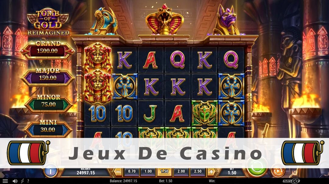 Démo de la machine à sous Tomb of Gold Reimagined Slot