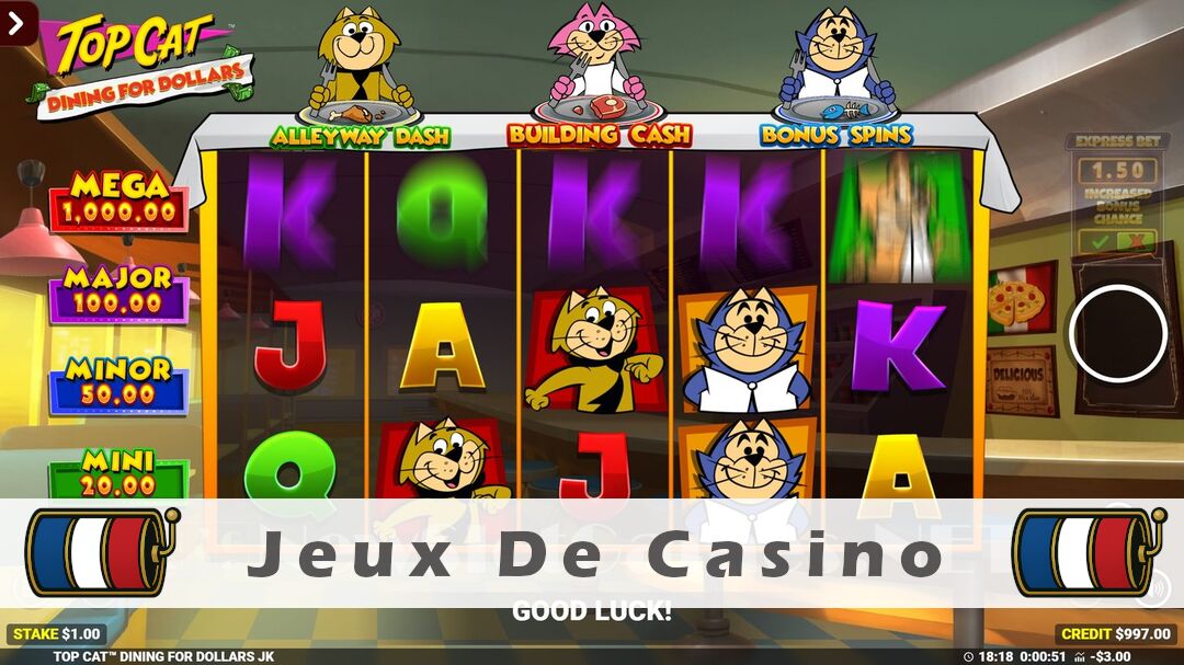 Démo de la machine à sous Top Cat Dining For Dollars Slot